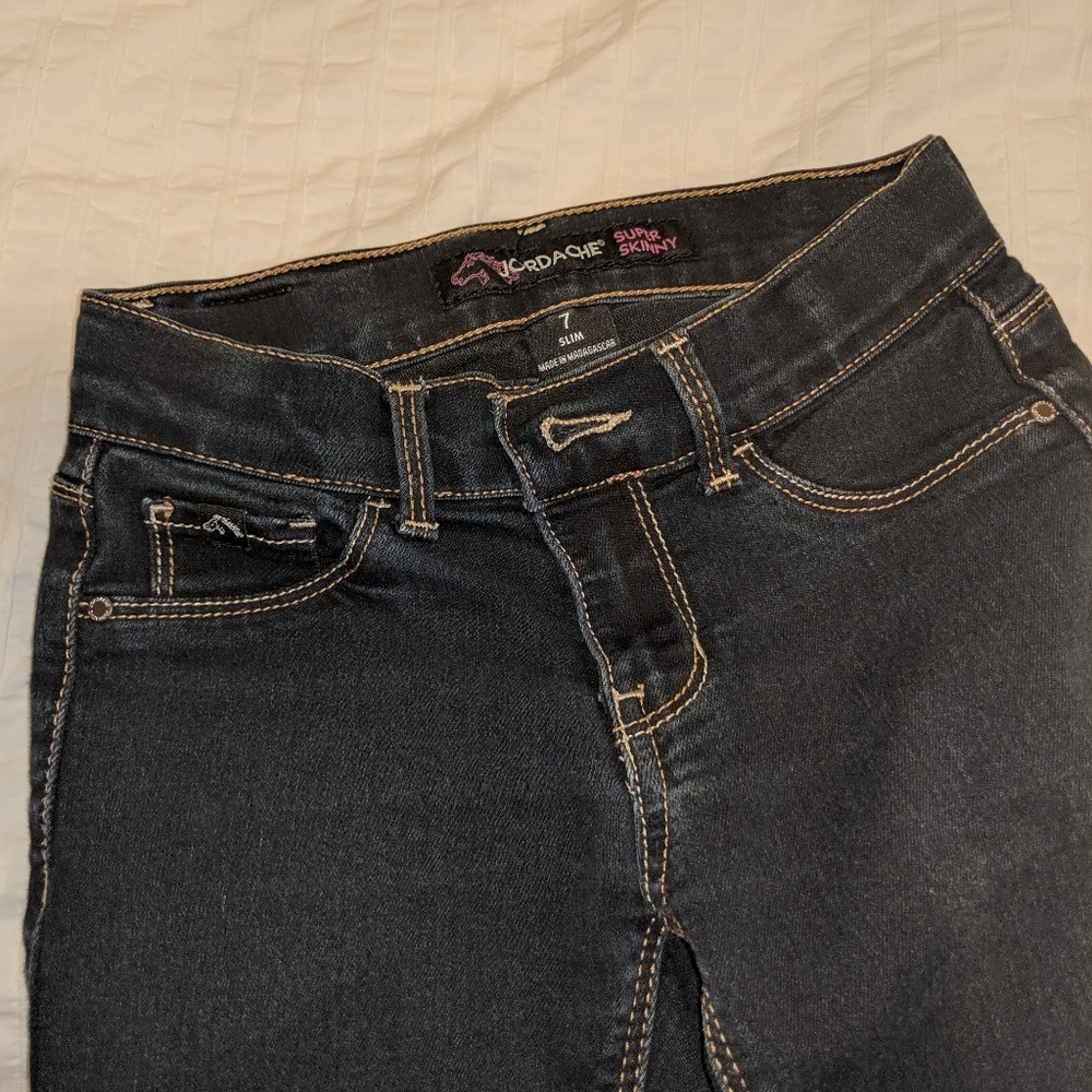 Jordache super skinny jeans👖 girls 7